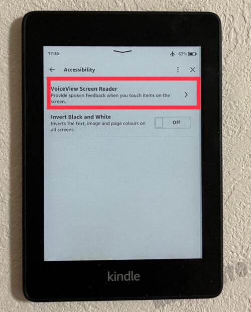 kindleの英語読み上げ方法２